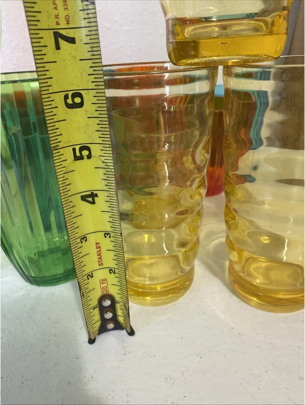 Set of 21 Large / Small Multi-color Tumblers Cup Plastic Big Medium Small Mixed